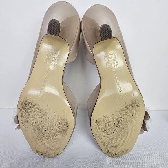 Bandolino Women's Pemberly D'Orsay Pump Nude Sz 9 Vanilla Girl Coquette Neutral - Picture 6 of 10